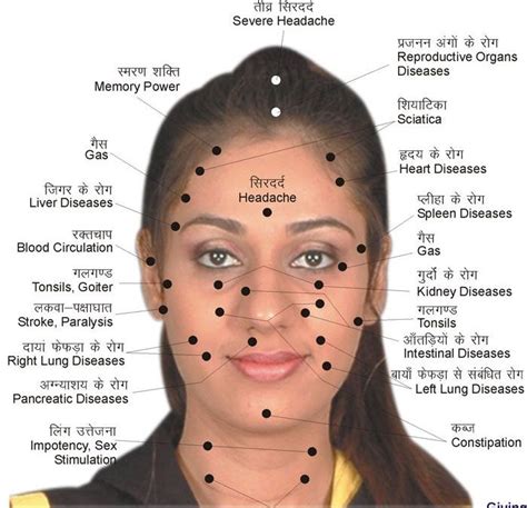 Face Reflexology Pressure Points On Face Nepal Yoga Home