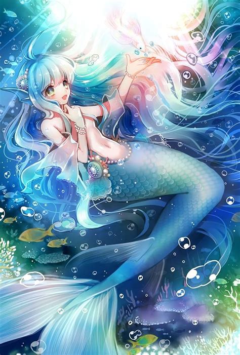 Image Result For Mermaid Drawing Manga Anime Mermaid Anime Artwork