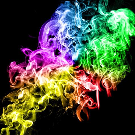 Rainbow Smoke Smoke Wallpaper Smoke Art Rainbow Wallpaper