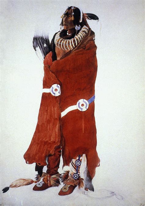 Hidatsa Native American Birohka Painting By Granger Fine Art America