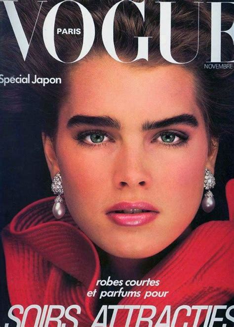 Brooke Shields Fashion Covers Brooke Shields Vogue Cover 1982 Capas