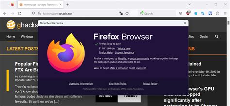 Firefox Fixes Crashes But You May Not Need The Update Ghacks Tech News