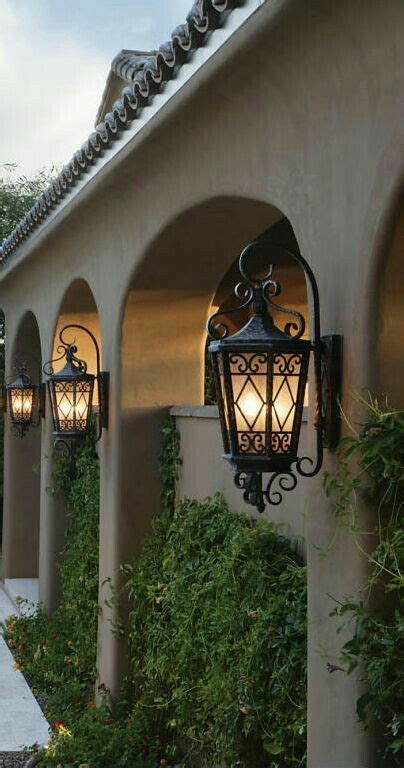Old World Outdoor Lighting Lanterns Can Go Mediterranean Rustic Spanish