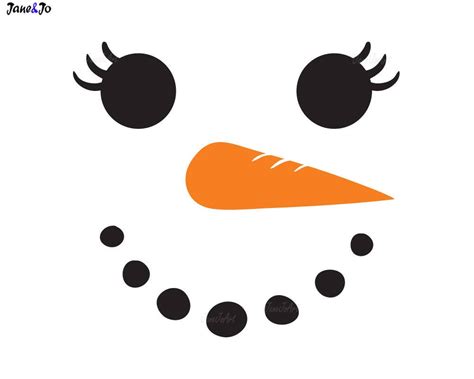Free 221 Cricut Snowman Face Svg Free SVG PNG EPS DXF File