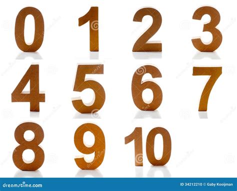 Number 0 10 Stock Photo Image Of Sign Five Character 34212210