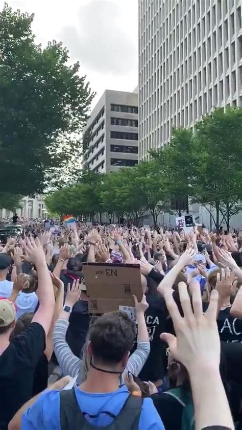 Several Thousand People March Through Nashville In Peaceful Protest