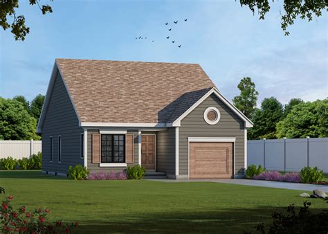 They're more affordable to build, easier to maintain, and generally less expensive to heat and cool. Becks Mill Narrow Lot Ranch Home Plan 026D-1667 | House ...