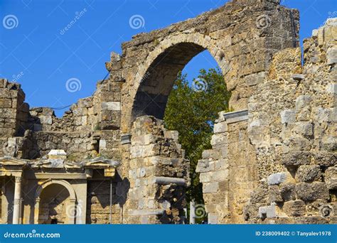 Ruins Of The Ancient City Remains Archeology Ancient Sacred Of Side In