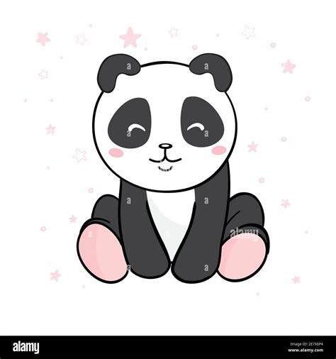 Vector Panda Illustration Panda Vector Illustration Animal Vector