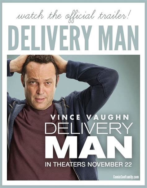 Watch overnight delivery movie trailers, exclusive videos, interviews from the cast, movie clips and more at tvguide.com. Watch the Delivery Man Trailer - starring Vince Vaughn ...