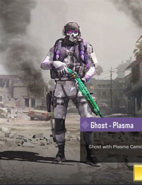 Ghost Plasma Cod Mobile Character Skin Call Of Duty Zombies Call Of