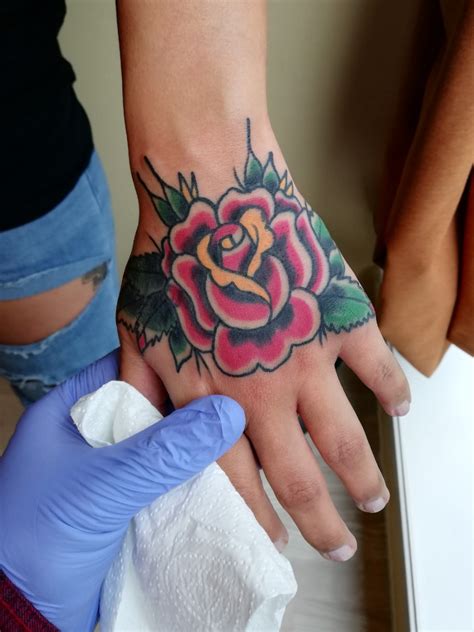 Tattoo Uploaded By José Brandao • Sweet Rose Handjob 🌹 • Tattoodo