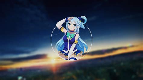 Fondos De Pantalla 1920x1080 Px Anime Chicas Anime Aqua Konosuba