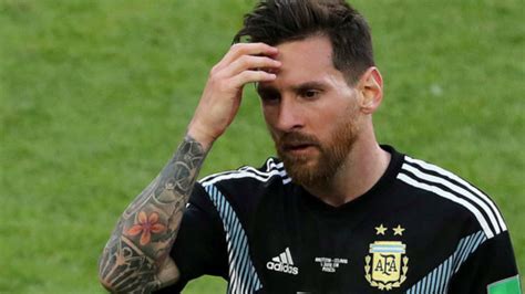 Argentina Messi The World Cup Disappointment Was Very Hard To Take