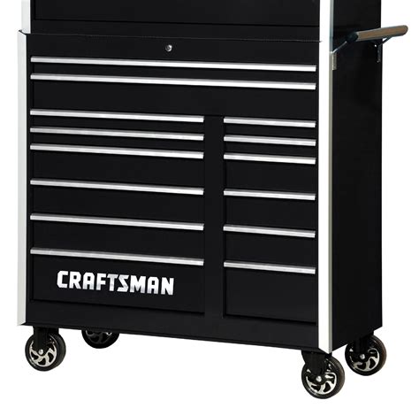 Craftsman 42 14 Drawer Pro Cabinet With Integrated Latch System In Black