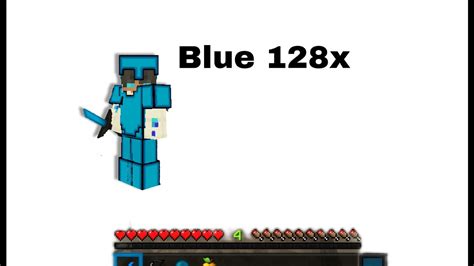 Blue 128x Mcpebedrock Pack Youtube