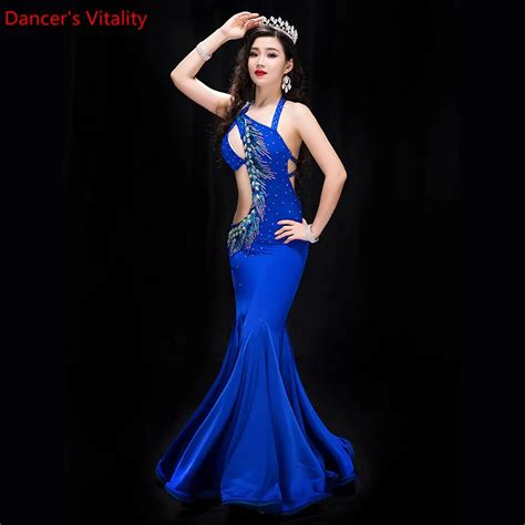 2018 new performance belly dance elegant diamond dress girl dress dresses belly dancing belly