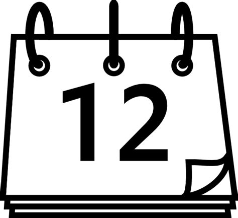 12 Calendar Day Clip Art At Vector Clip Art Online Royalty