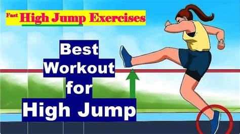 High Jump Technique Workout High Jump Exercise How To Do High Jump