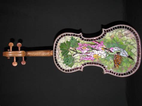 Piece Of Mind Mosaics The Painted Violin Project