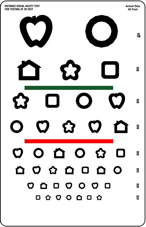 Snellen Chart Eye Test Chart Printable Chart Kids Learning Activities