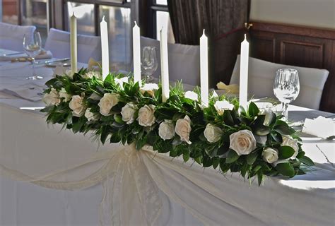 Yo cho wedding christmas table decor accessories flower arrangement decoration artificial flower silk bouquet faux flowers. Wedding Flowers Blog: Amy's Christmas Wedding Flowers, New ...