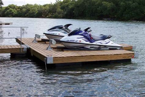 Diy Double Pwc Dock Kit Floating Boat Dock With Swim Platform