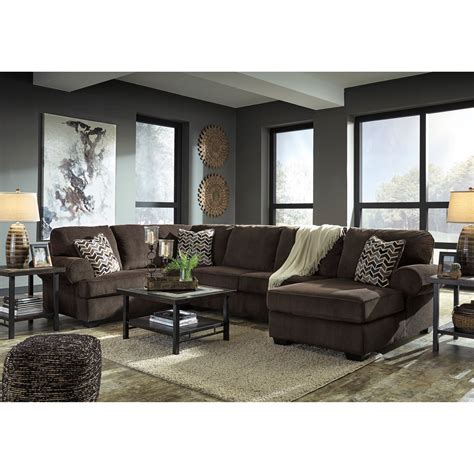 Signature Design By Ashley Jinllingsly Contemporary 3 Piece Sectional