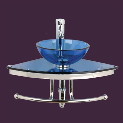 In this location, not only is there a clearer beam path but also gimbal movement is possible. Corner Sinks Blue Glass Mini Wall Mount Vessel Corner Sink ...