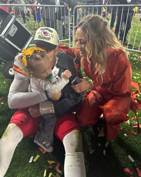 Brittany Matthew Celebrate With His Husband Patrick Mahomes At His Winning