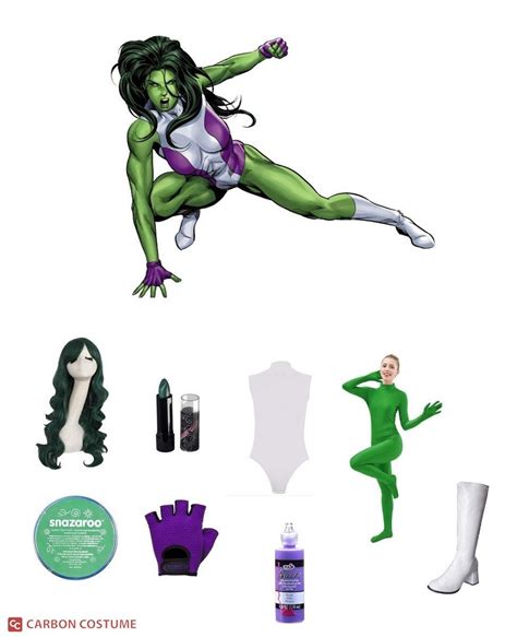 she hulk costume carbon costume diy dress up guides for cosplay and halloween