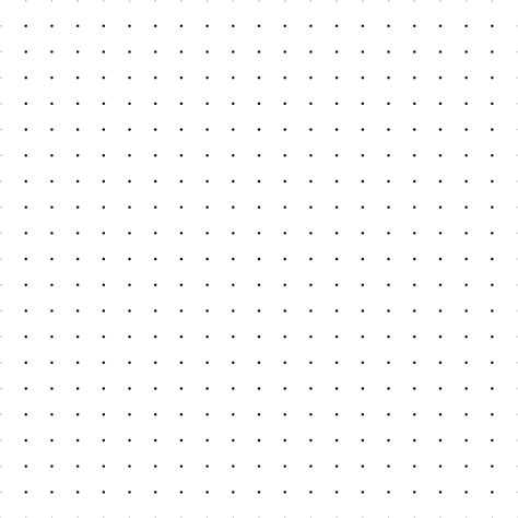 Bullet Journal Texture Seamless Pattern Black Dot Grid Graph Paper