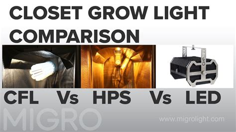 The acronym hid stands for high intensity discharge. Closet grow light comparison CFL vs HPS vs LED - YouTube