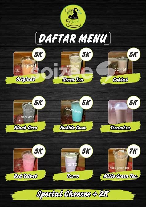 Detail Contoh Daftar Menu Minuman Koleksi Nomer