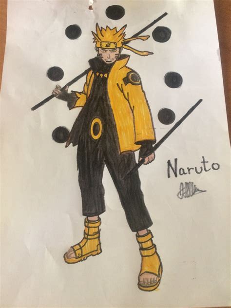 Sage Of Six Paths Naruto Drawing Pokécharms