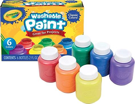 Crayola Washable Kids Paint 6 Count Kids At Home