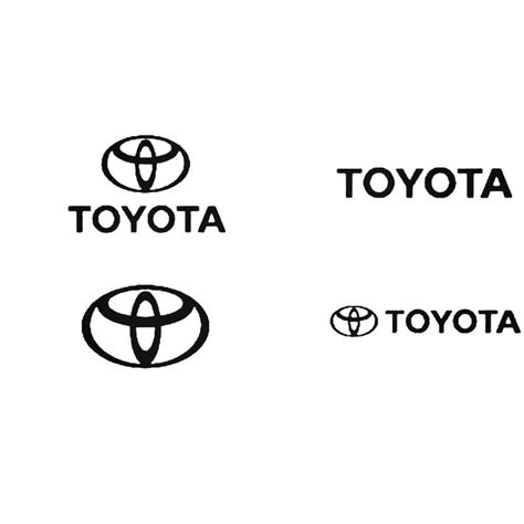 Toyota Set Decal Sticker Logo Sticker Decals Stickers Calendar Vinyl