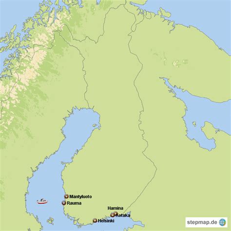 Stepmap Häfen In Finnland Landkarte Für Finnland