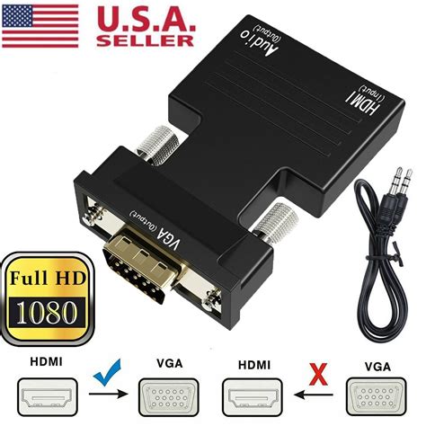 Hdmi Type A To Vga Converter With Audio Output Hot Sex Picture