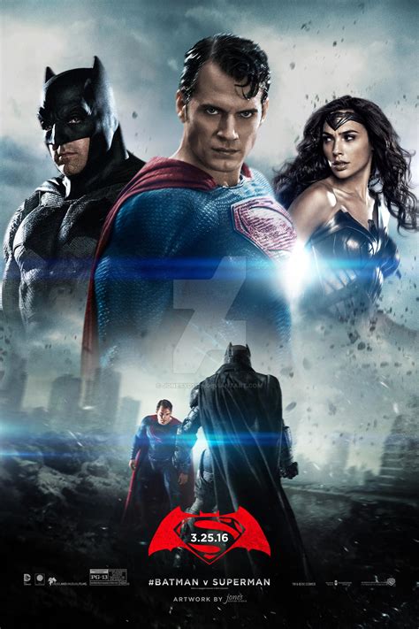 Batman V Superman Dawn Of Justice Poster By Jonesyd On Deviantart