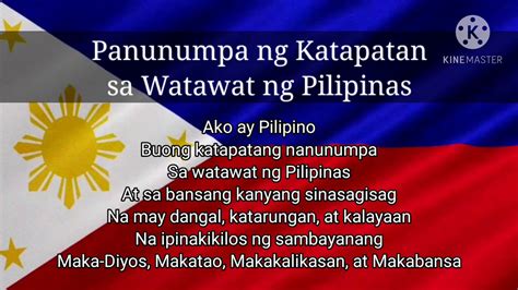 Panunumpa Sa Watawat Ng Pilipinas Images And Photos Finder
