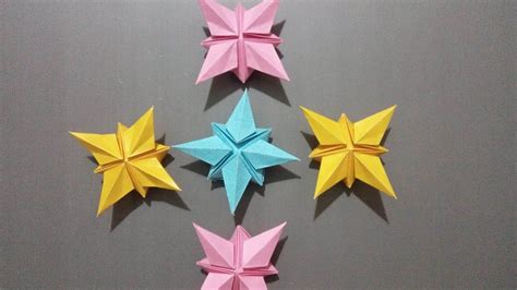 With all origami the key to success is accuracy and crisp folds. How to make a christmas north star origami | Origami ...
