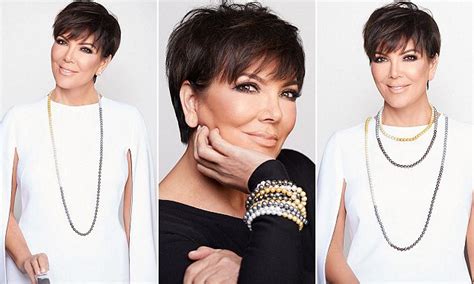 Kris Jenner Dons A Pearl Necklace As She Launches Her First Jewelry