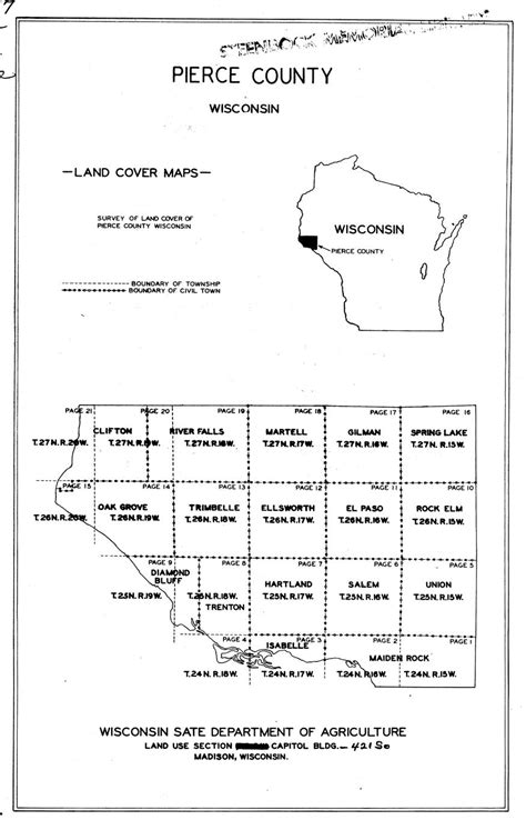 ‎pierce County Wisconsin Land Cover Maps Uwdc Uw Madison Libraries