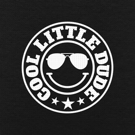 Cool Little Dude Svg Png Eps Pdf Files Cool Dude Svg One Etsy