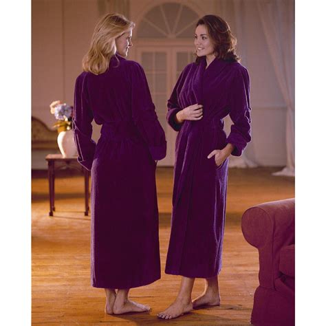 Luxury Cotton Chenille Robe With Scrolls