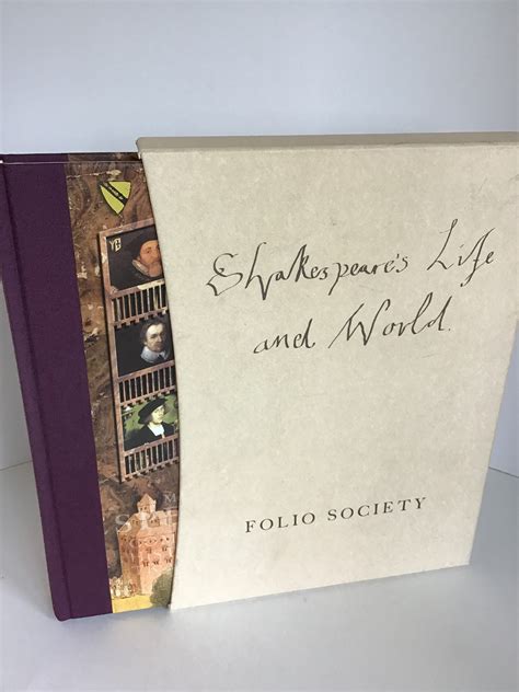 Shakespeares Life And World By The Folio Society