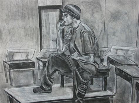 Maybe you would like to learn more about one of these? Charcoal Drawing from College | Megan Coyle: Artist ...