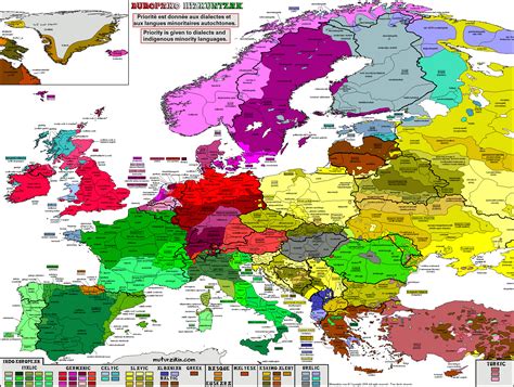 Mapsontheweb Europe Map Language Map Linguistics