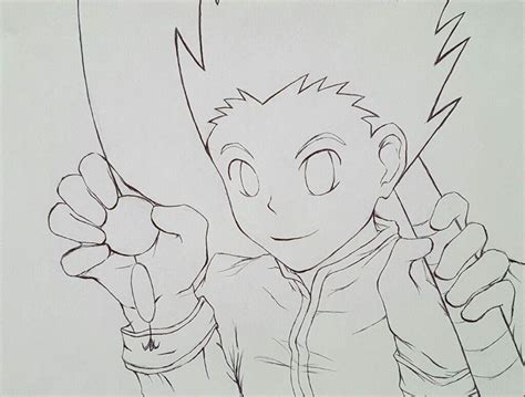Gon Freecs Drawing Tutorial Anime Amino